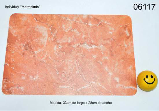 Imagen de INDIVIDUAL MARMOLADO X6 UNIDADES 3.26